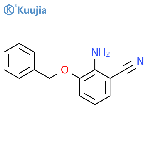 2-Amino-3-(benzyloxy)benzonitrile structure