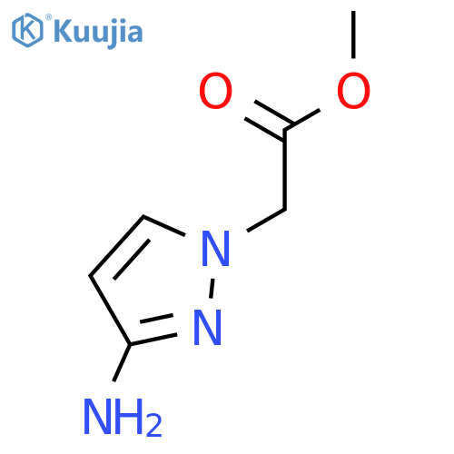 methyl 2-(3-amino-1H-pyrazol-1-yl)acetate structure