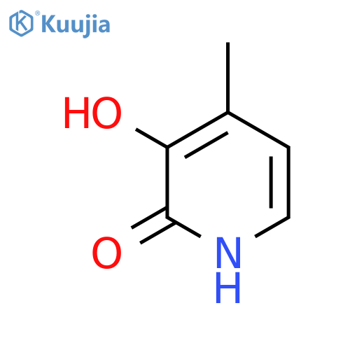 2(1H)-Pyridinone, 3-hydroxy-4-methyl- structure
