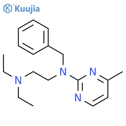 1,2-Ethanediamine,N1,N1-diethyl-N2-(4-methyl-2-pyrimidinyl)-N2-(phenylmethyl)- structure