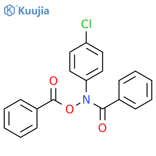 Benzoic acid, benzoyl(4-chlorophenyl)azanyl ester structure