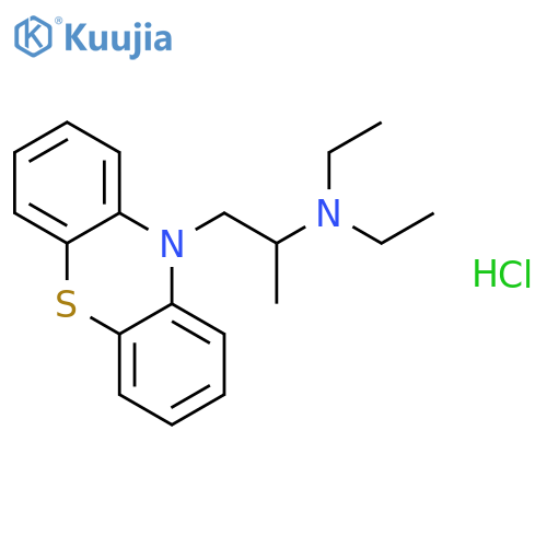 Ethopropazine hydrochloride structure