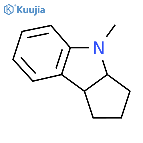 4-Methyl-1,2,3,3a,4,8b-hexahydrocyclopenta[b]indole structure