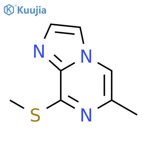 6-Methyl-8-methylsulfanyl-imidazo1,2-apyrazine structure