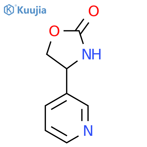 4-(pyridin-3-yl)-1,3-oxazolidin-2-one structure