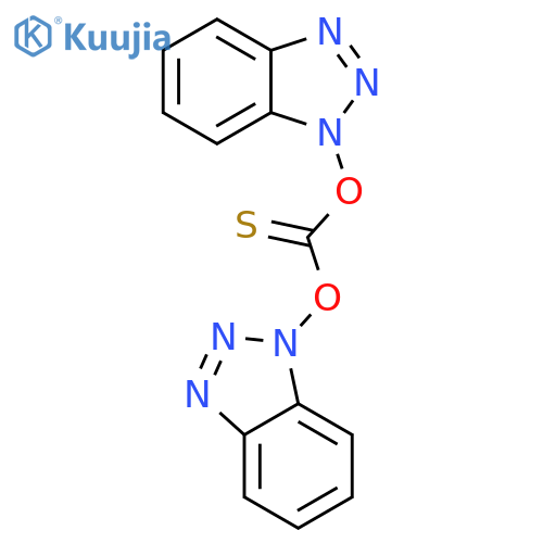 1H-Benzotriazole, 1,1'-[carbonothioylbis(oxy)]bis- structure