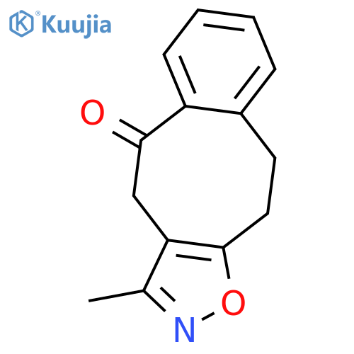 Benzo[5,6]cyclooct[1,2-d]isoxazol-5(4H)-one, 10,11-dihydro-3-methyl- structure