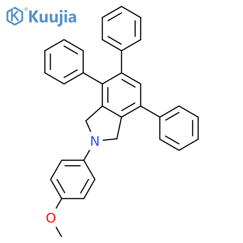 2-(4-Methoxyphenyl)-4,5,7-triphenylisoindoline structure