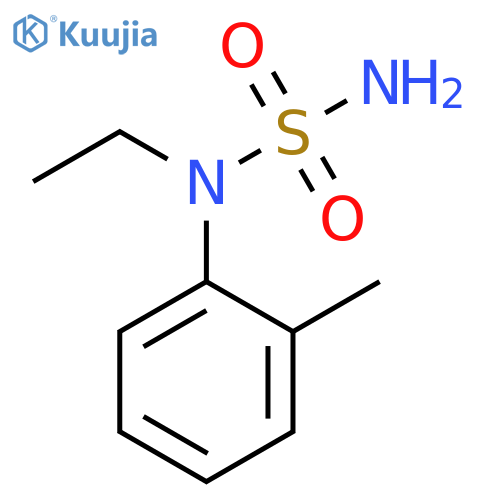 N-ethyl-N-(2-methylphenyl)aminosulfonamide structure