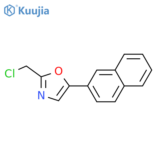 2-(Chloromethyl)-5-(naphthalen-2-yl)oxazole structure