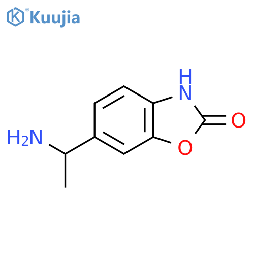 6-(1-Aminoethyl)-2,3-dihydro-1,3-benzoxazol-2-one structure