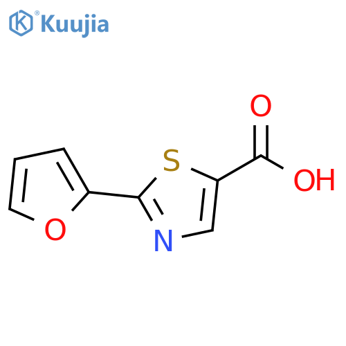 2-(furan-2-yl)-1,3-thiazole-5-carboxylic acid structure