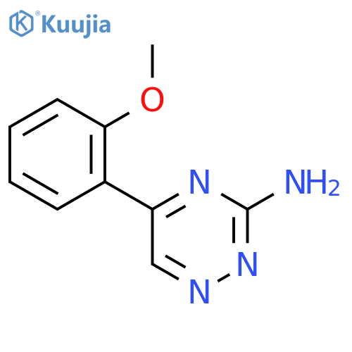 5-(2-Methoxyphenyl)-1,2,4-triazin-3-amine structure