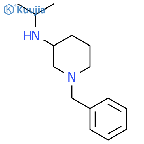 (1-Benzyl-piperidin-3-yl)-isopropyl-amine structure