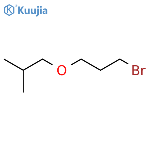 1-Bromo-3-(2-methylpropoxy)propane structure
