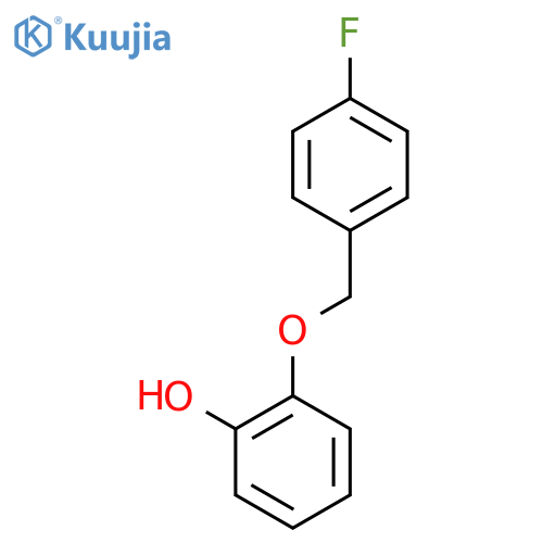 2-(4-Fluorophenyl)methoxyphenol structure