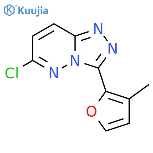 6-chloro-3-(3-methylfuran-2-yl)-[1,2,4]triazolo[4,3-b]pyridazine structure