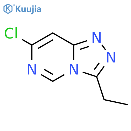 7-Chloro-3-ethyl-1,2,4triazolo4,3-cpyrimidine structure