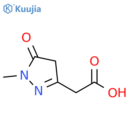 2-(1-methyl-5-oxo-4H-pyrazol-3-yl)acetic acid structure