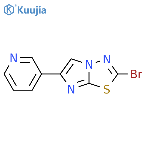 3-{2-bromoimidazo[2,1-b][1,3,4]thiadiazol-6-yl}pyridine structure