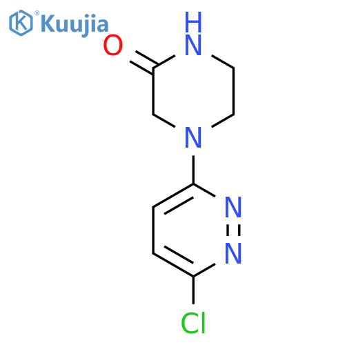 4-(6-Chloropyridazin-3-yl)piperazin-2-one structure