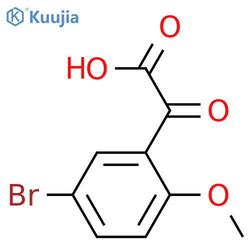 2-(5-bromo-2-methoxyphenyl)-2-oxoacetic acid structure