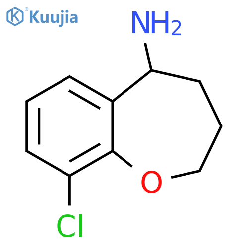 9-chloro-2,3,4,5-tetrahydro-1-benzoxepin-5-amine structure
