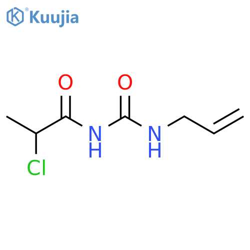 1-(2-chloropropanoyl)-3-(prop-2-en-1-yl)urea structure