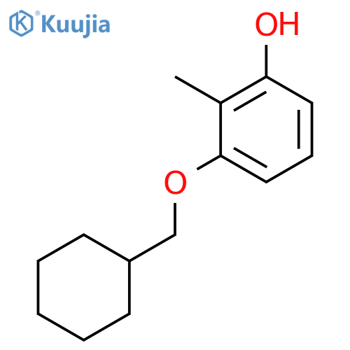 3-(Cyclohexylmethoxy)-2-methylphenol structure