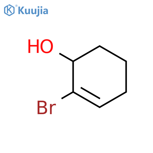 2-Cyclohexen-1-ol, 2-bromo-, (1R)- structure