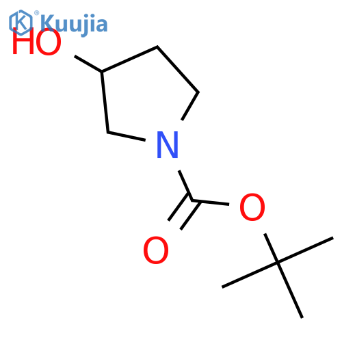 (R)-(-)-N-Boc-3-pyrrolidinol structure