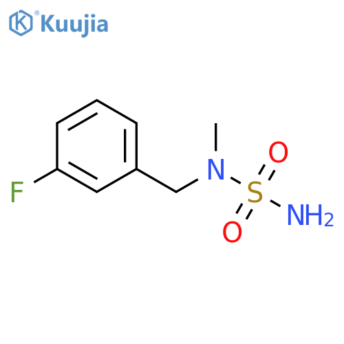 N-(3-Fluorophenyl)methyl-N-methylaminosulfonamide structure