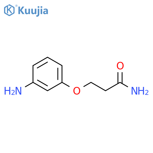 3-(3-aminophenoxy)propanamide structure