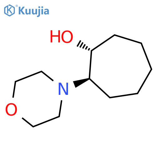 Cycloheptanol, 2-(4-morpholinyl)-, trans- structure