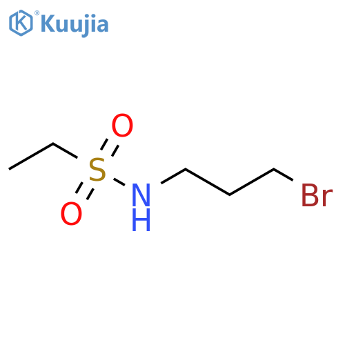 N-(3-bromopropyl)ethane-1-sulfonamide structure