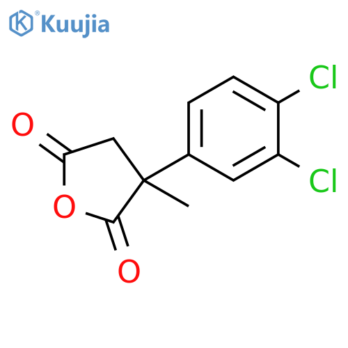 3-(3,4-dichlorophenyl)-3-methyloxolane-2,5-dione structure