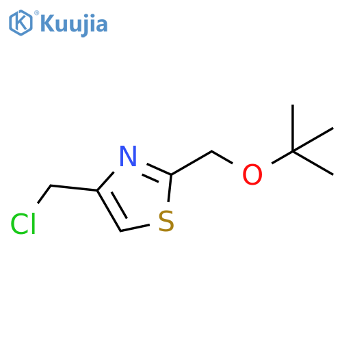 2-(tert-butoxy)methyl-4-(chloromethyl)-1,3-thiazole structure