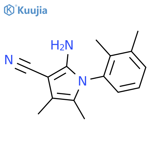 2-Amino-1-(2,3-dimethylphenyl)-4,5-dimethyl-1H-pyrrole-3-carbonitrile structure