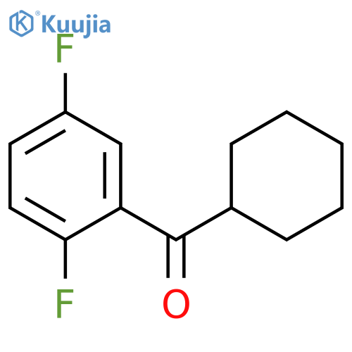 Cyclohexyl(2,5-difluorophenyl)methanone structure