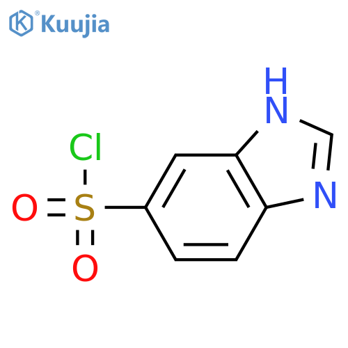 1h-Benzimidazole-5-Sulfonyl Chloride structure