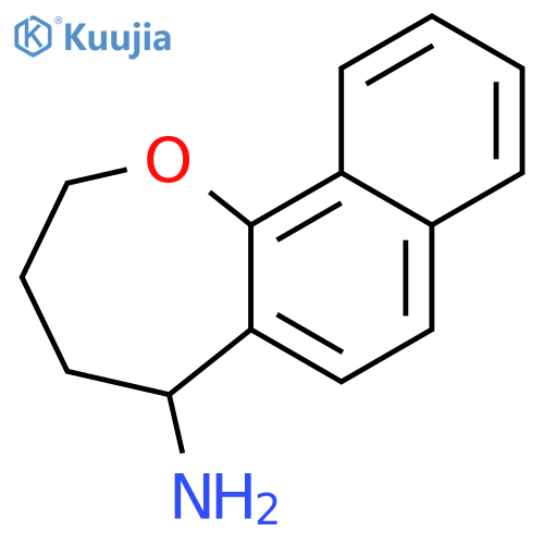 2H,3H,4H,5H-naphtho1,2-boxepin-5-amine structure