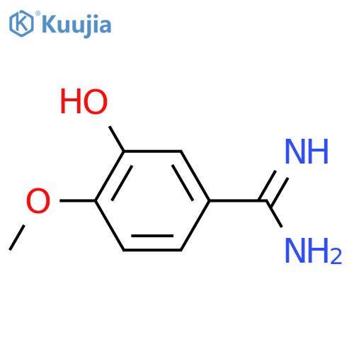 3-hydroxy-4-methoxybenzene-1-carboximidamide structure