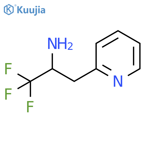 1,1,1-trifluoro-3-(pyridin-2-yl)propan-2-amine structure
