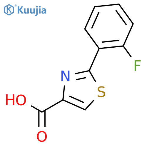 2-(2-Fluorophenyl)-1,3-thiazole-4-carboxylic acid structure