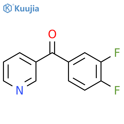 3-(3,4-Difluorobenzoyl)pyridine structure