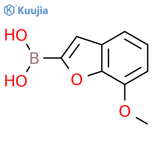 7-methoxybenzofuran-2-boronyc acid structure