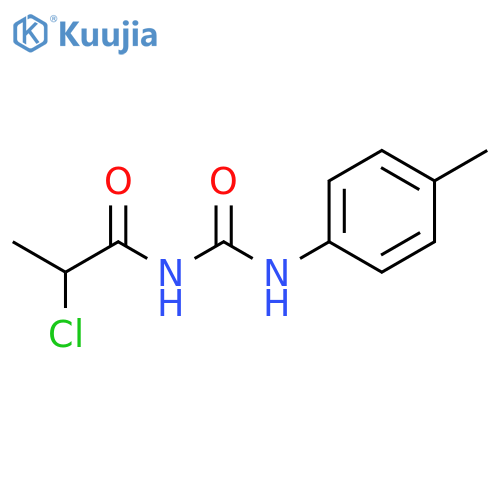 3-(2-chloropropanoyl)-1-(4-methylphenyl)urea structure