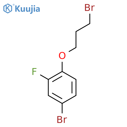 4-Bromo-1-(3-bromopropoxy)-2-fluorobenzene structure