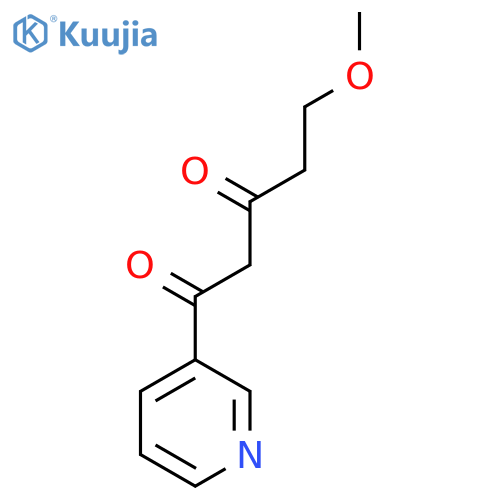 5-methoxy-1-(pyridin-3-yl)pentane-1,3-dione structure