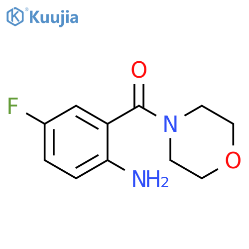 (2-Amino-5-fluoro-phenyl)-morpholin-4-yl-methanone structure